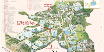 Tsinghua university מפת הקמפוס