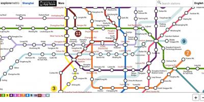 לחקור את מפת הרכבת התחתית של בייג ' ינג
