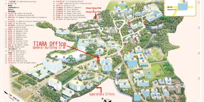 Tsinghua university מפת הקמפוס